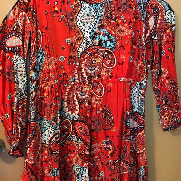 Bohemian cold shoulder dress - Picture 5 of 5